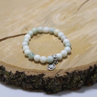 Bracelet en pierres semi-précieuses, Jade